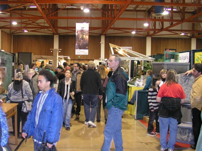 Eugene's Green Home Show was a busy place.
