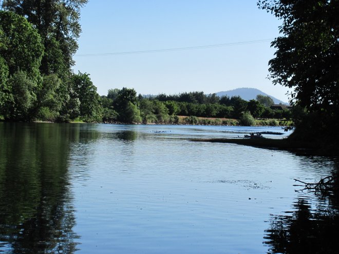 MeKenzie River from McKenzie View Drive.