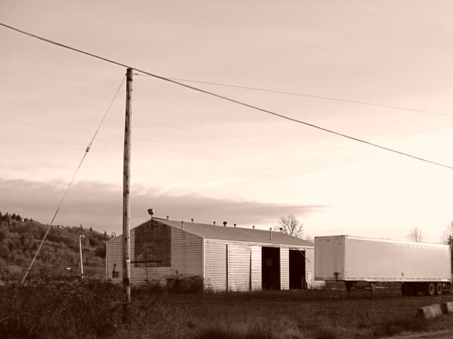 One of the old mill buildings.