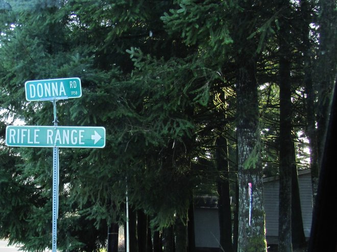 Donna Road Sign.