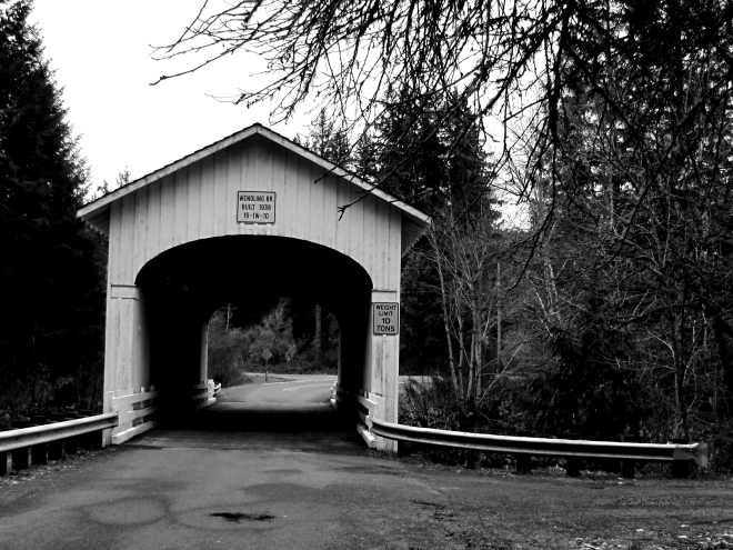 One of the covered bridges in the area.